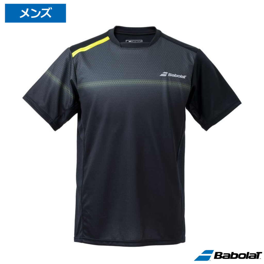 ゲームシャツ　白　バボラ　新品 Babolat バボラ テニスウェア レディース CLUB SHORT SLEEVE