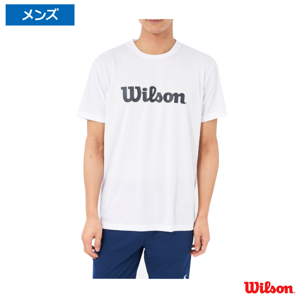 ウィルソン(Wilson)ビッグロゴドライTシャツ　ホワイト / 412-240-WH