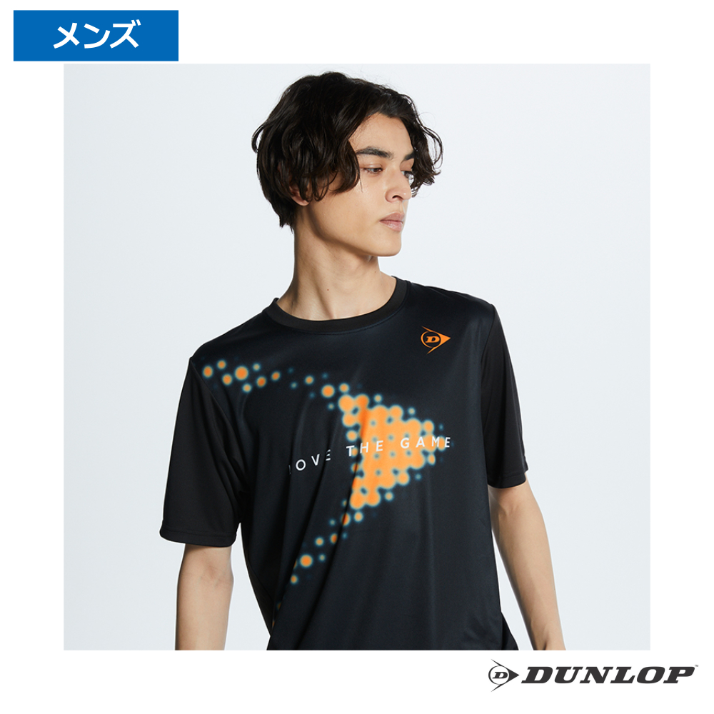 ダンロップ(DUNLOP)Tシャツ ブラック / DAL-8341-BK | テニストピア オンラインショップ