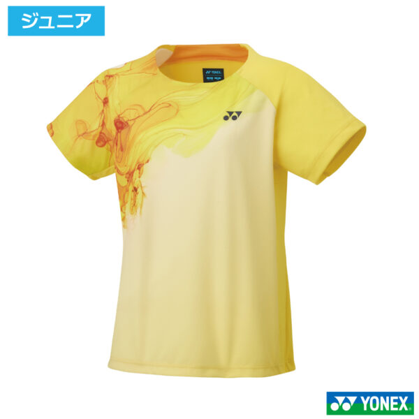 ヨネックス(YONEX)ジュニアゲームシャツ　ライトイエロー / 20817J-279