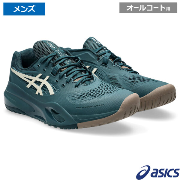 アシックス(asics)ゲルレゾリューション X WIDE  サクソングリーン / 1041A487-300