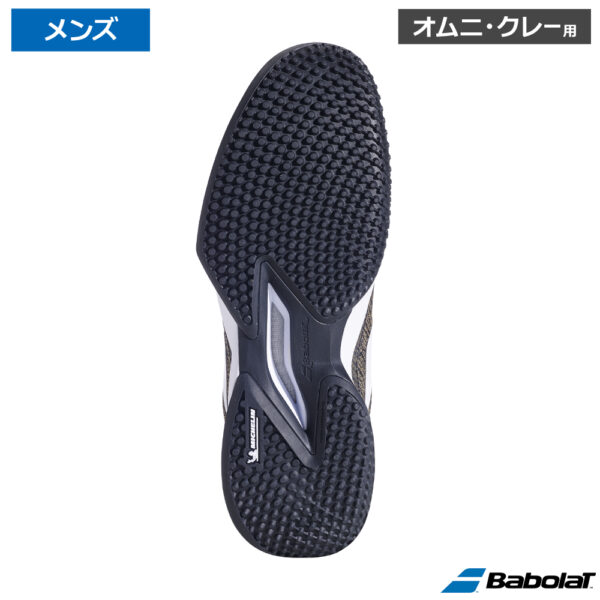 バボラ(Babolat)ジェットマッハ 3 サンドグラス ワイド M  ブラック×ホワイト / 3A0S25B947-2001 - 画像 (2)