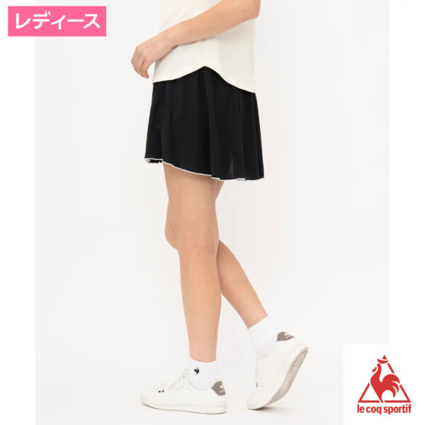 ルコック(le coq sportif)ロングテールスコート　ブラック / LN5SSK52L-BK00 - 画像 (2)