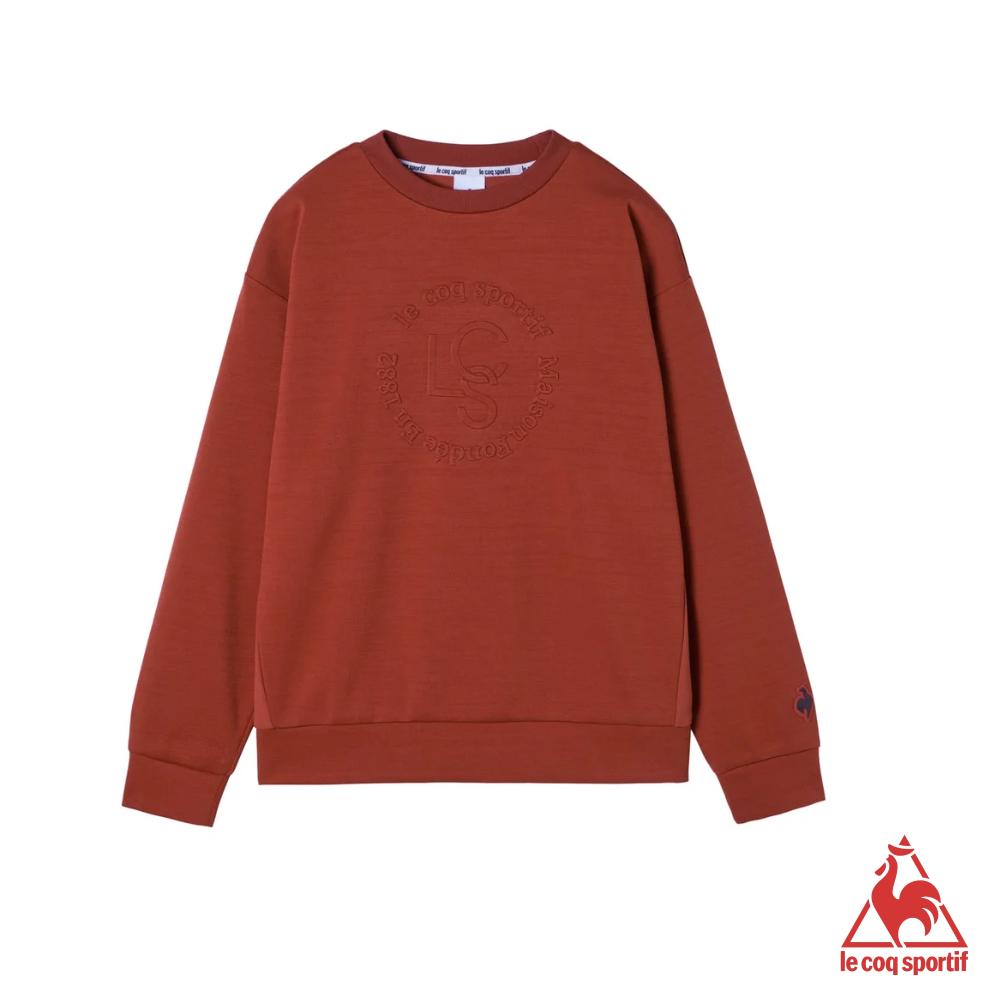 ルコック(le coq sportif)アクティブスウェット クルーネック レッド / LT5FSW41L-RD00
