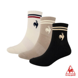 ルコック(le coq sportif)3Pソックス(ショート丈)  WHBG 25-27  LT5SS011U-WHBG