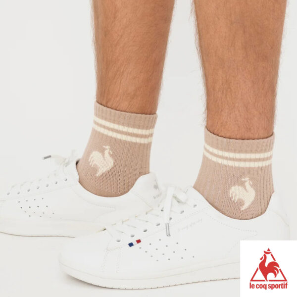 ルコック(le coq sportif)3Pソックス(ショート丈)  WHBG 25-27  LT5SS011U-WHBG - 画像 (2)