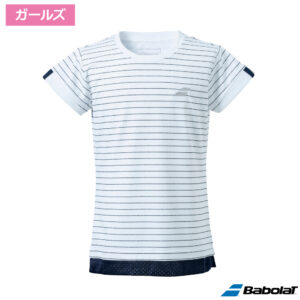 バボラ(Babolat)CLUB ジュニア ゲームシャツ WH00 / BJG4341C-WH00