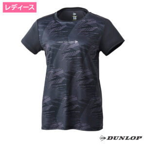 ダンロップ(DUNLOP)Tシャツ　ブラック / DAL-8521W