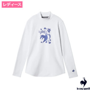 ルコック(le coq sportif)モックネック長袖シャツ  ホワイト / LN5FLT11L-WH00