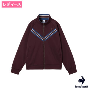 ルコック(le coq sportif)ヘランカヴィンテージカノコジャージジャケット  ワインレッド / LU5FJG10L-WR00