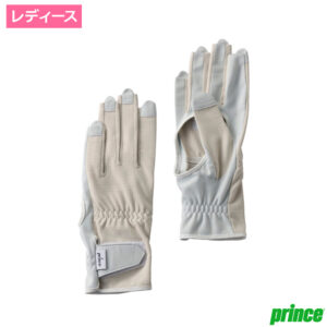 プリンス(Prince)サラカラ ネイルスルーアナアキロンググローブ(040)ベージュ / PG988-040