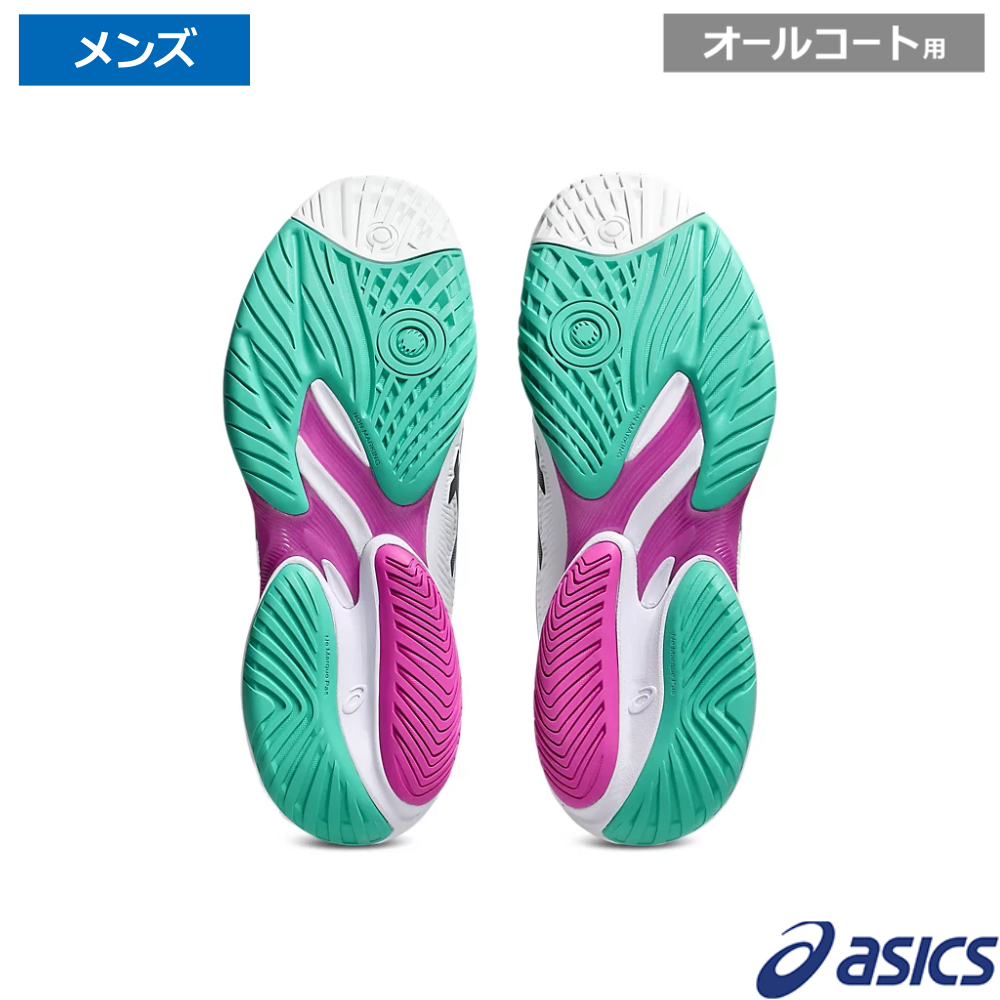 アシックス(asics)コートFF 3 ホワイト/デジタルサクラ /1041A370-106 - 画像 (2)