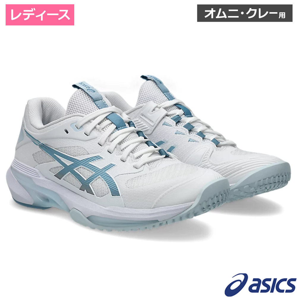 アシックス(asics)ソリューションスピードFF 4 OC ホワイト/サバブルー / 1042A306-102