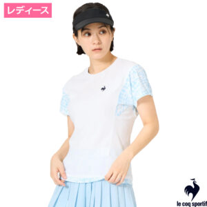 ルコック(le coq sportif)冷感ゲームシャツ WH00 / LN6SHT30L-WH00