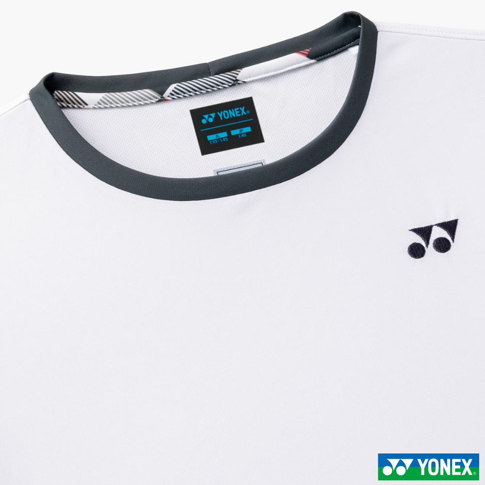 ヨネックス(YONEX)ジュニアゲームシャツ ホワイト(011) / 20987J-011