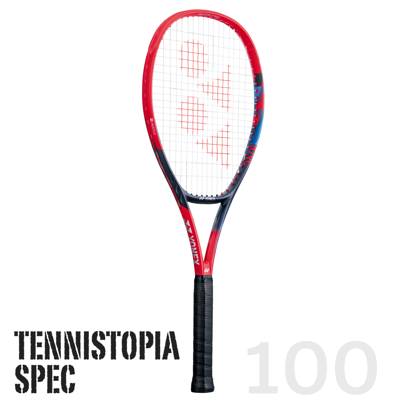 YONEX Vコア100 (2023年) スカーレット テニストピアSPEC