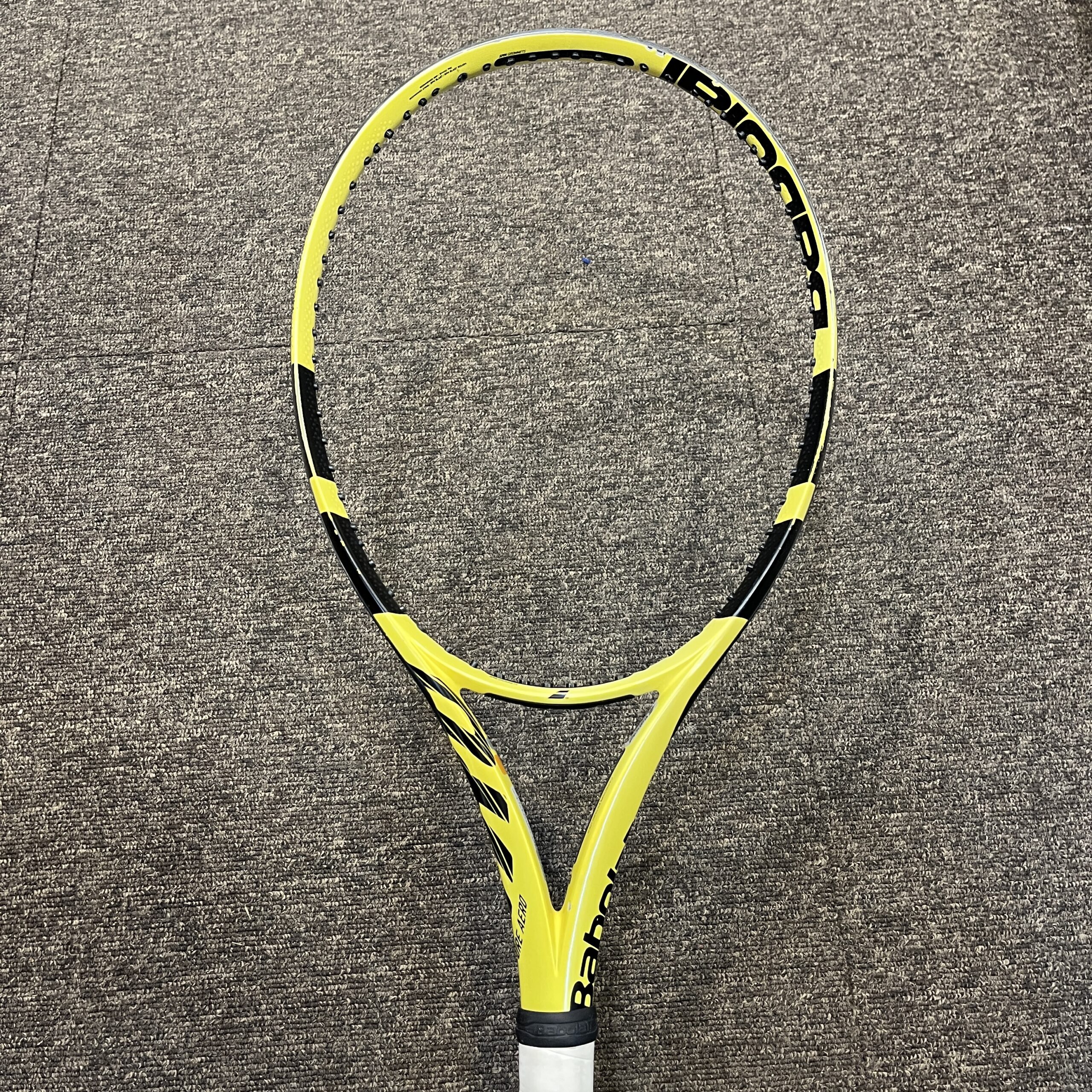 【中古TTS委託販売】Babolat ピュアアエロ (2019) G1 テニストピアSPEC-Ⅳ 1本目【当ジュニア吉本楽使用】